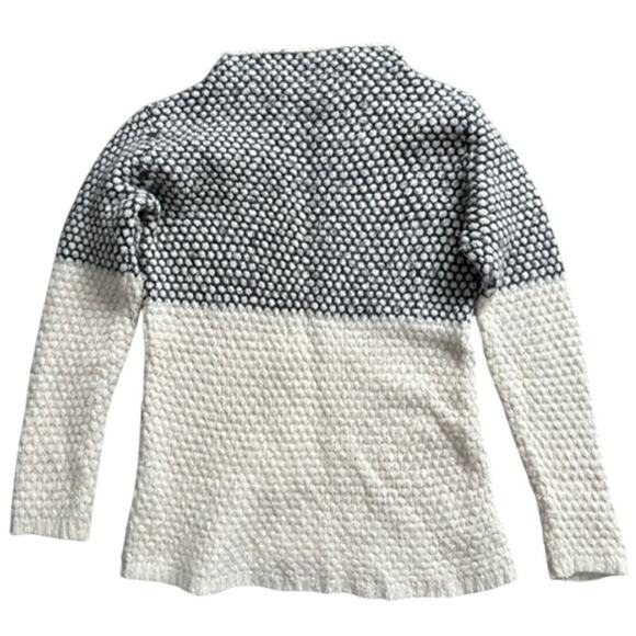 Pendleton Women's Textured Funnel Neck Wool Pullover Sweater Size S - Picture 2 of 4
